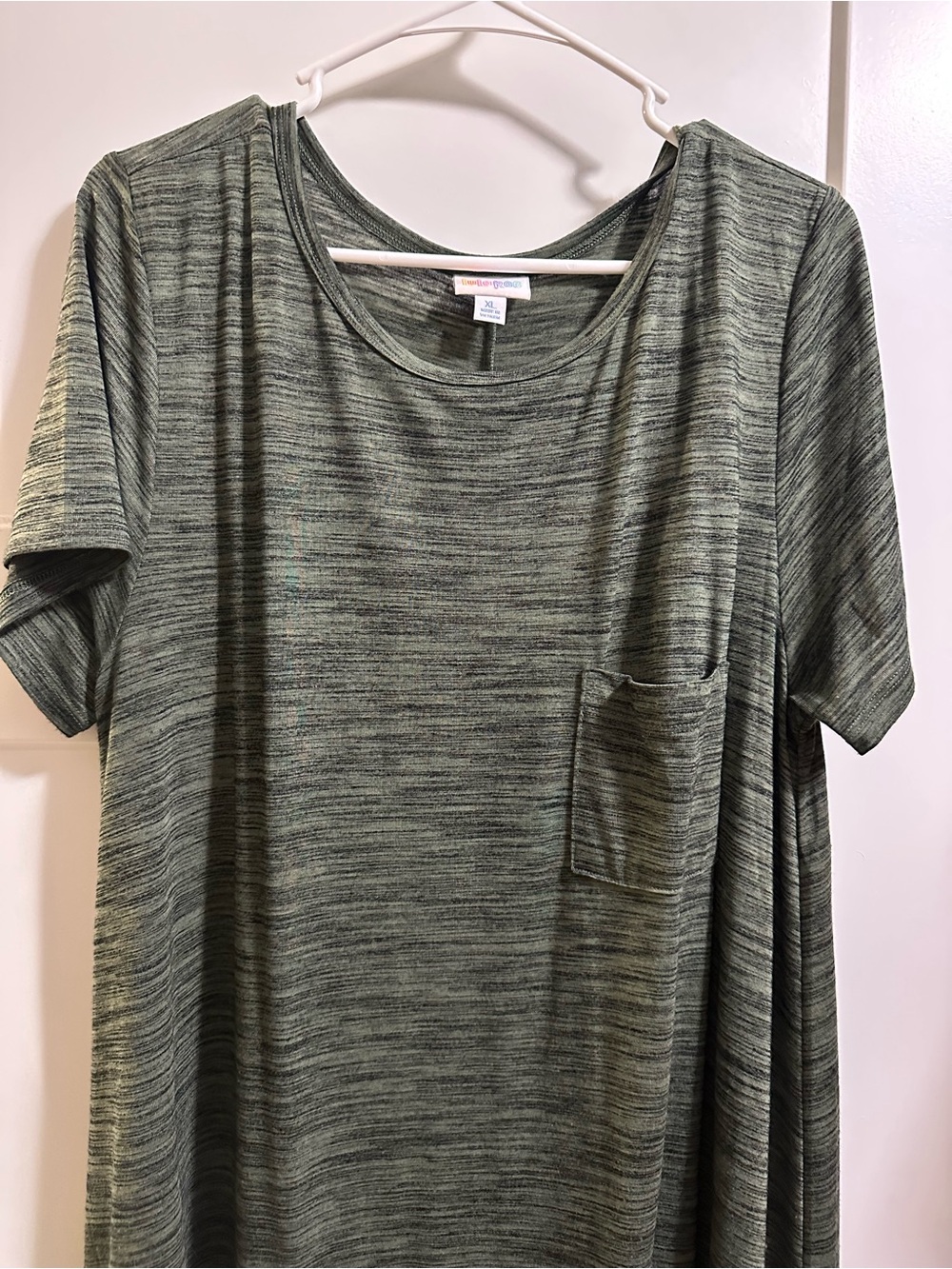 LuLaRoe Olive Green High Low Dress